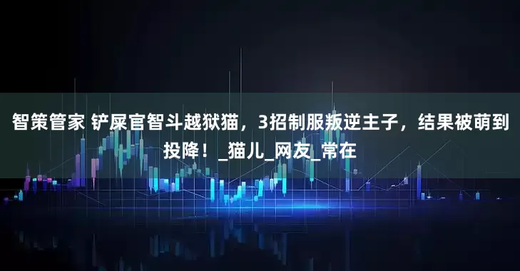 智策管家 铲屎官智斗越狱猫，3招制服叛逆主子，结果被萌到投降！_猫儿_网友_常在